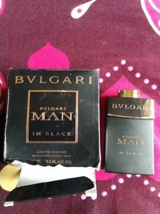 Bvlgari Man in Black Perfume empty bottle