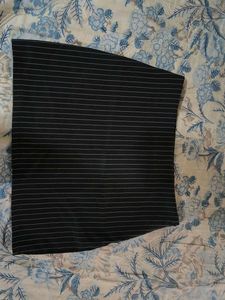 Pinstripe Vest and Skirt Set