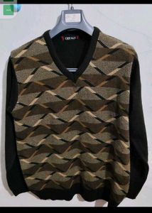 Vintage Chicago Geometric Knit Sweater