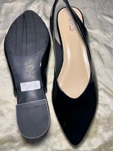 Elegant Black Slingback Heels