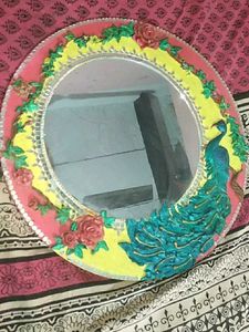 Handcrafted Peacock Wall Mirror