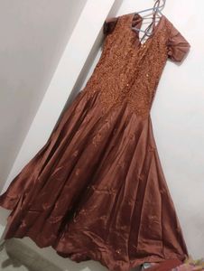 beautiful gown with dupatta