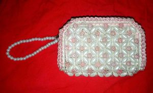 Beaded Pearls Clutch