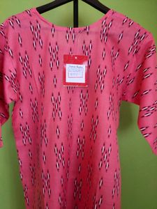 Pour Orisa Ikkat Cotton Kurti, New With Tag