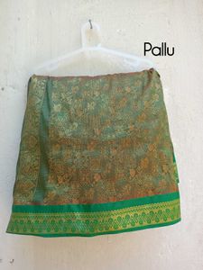 Festive Crimson Red Art Silk Saree