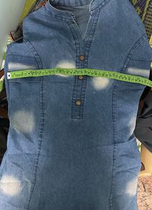 Long Denim Top