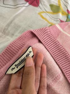 Pink Plaid Sleeveless Mini Dress