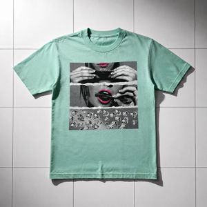 Mint Green Graphic T-Shirt