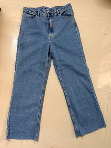 Light Wash Wide Leg Jeans