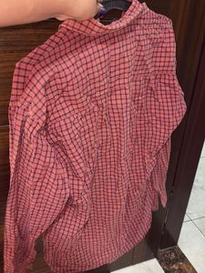 Stylish Men's Checked Long Sleeve Shirt