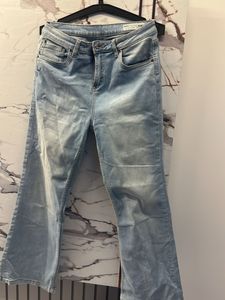 Max High Waist Light Wash Denim Jeans- 30