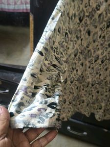 Stylish Abstract Print Tunic Top