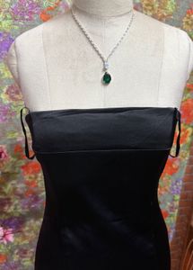 Elegant Black Strapless Dress