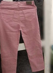 Dusty Rose Straight Leg Jeans