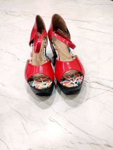 💥30₹ Off Multicolour Party Wear Wedges