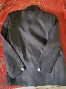 bandh gala Boys' Black Suit Set