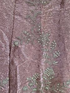 💜Embellished Lavender Silk Lehnga Set💜