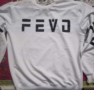 Black Collared Polo T-shirt and White full sleeves