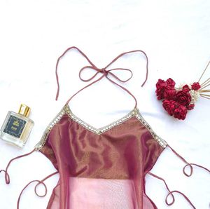Sheer Mesh Halter Top
