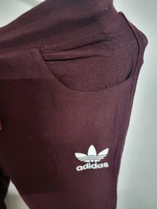 Adidas Maroon Jogger Pants