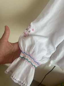 White Embroidered Blouse