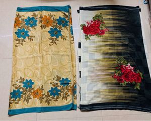 Beautiful Floral Print Daily ware Sarees