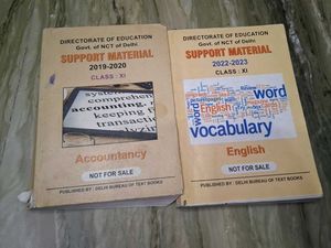 Class XI Accountancy & English Support Material Bo