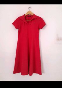 (Allen Solly junior)Classic Red Polo Dress
