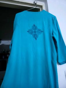 Juniper Teal Blouse - Size S