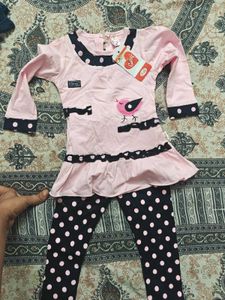 Cute Girl's Pink Outfit