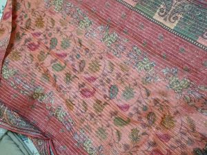 Elegant Floral dupatta with sequins