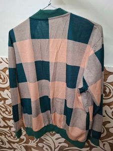 Checkered Bomber Jacket