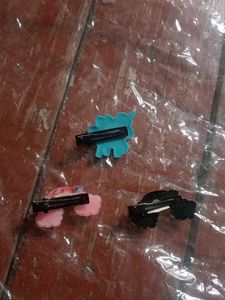 Cute Unicorn &amp; Rainbow Hair Clips Set
