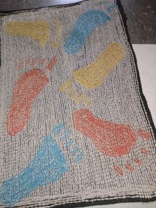 Retro Footprint Rug