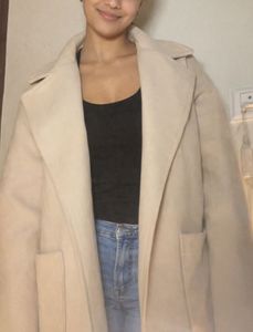 Elegant Beige Trench Coat