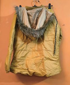 SALE:MUSTARD WINTER PUFFER JACKET