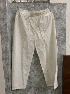 White Printed Plazo