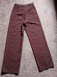 Brown Wide Leg Trousers