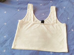 Very Fancy Shein Ribbed Crop Top