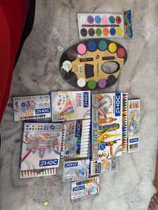 Art Supplies: Watercolor Palette &amp; Paints