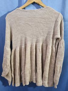 Bell Sleeve Knit Top