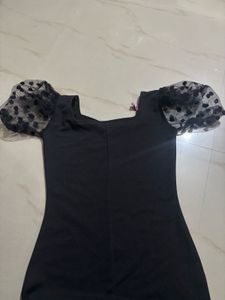 Black Bodycon Midi Dress