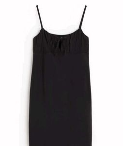 H&M Black bow detail Spaghetti Strap Dress