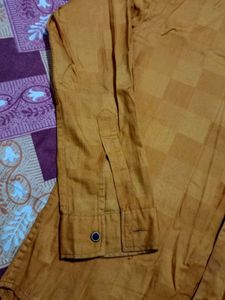 Classic Mustard Casual Shirt