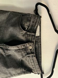 Grey High Waist Jeans