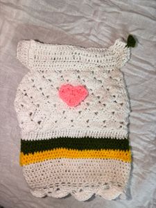 Handmade Crochet top for cat