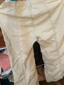 Casual Beige Cargo Pants