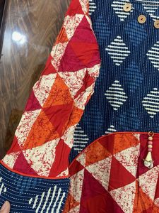 Geometric Print Long Kurta