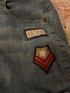 Cute Denim Shorts with Patches