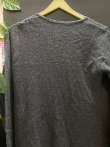 Longline Charcoal Grey Cardigan